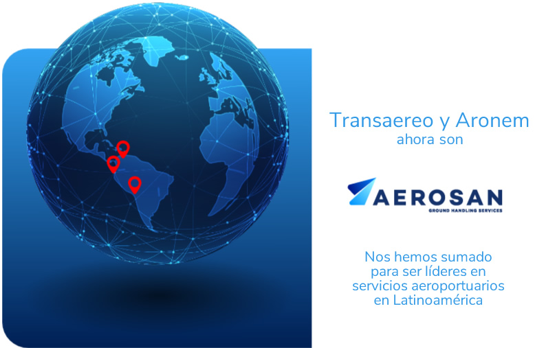 Transaereo y Aronem son ahora AEROSAN